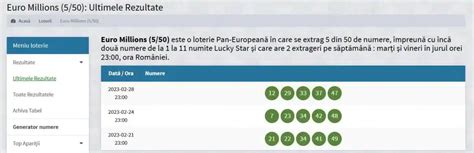 numere norocoase la euromillions|Euro Millions (5/50): Ultimele rezultate .